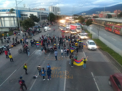 Colombia: A system failure. Protesters block the main transport route into Bogotá from the north.