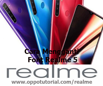 Cara Mengganti Font Realme 5