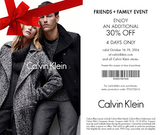 Free Printable Calvin Klein Coupons