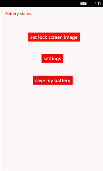 تطبيق مجاني للحفاظ علي البطارية والحد من إستهلاك الطاقة لويندوز فون ونوكيا لوميا battery saver-xap-1-0