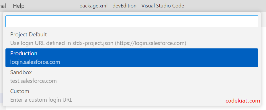 Salesforce authorize developer edition