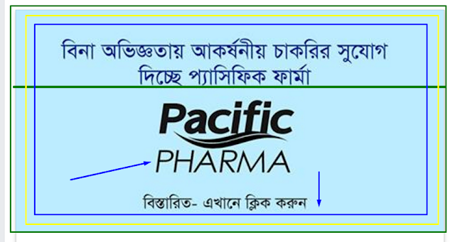 BD chakrir khobor Sell representative JOB at PACIFIC PHARMA