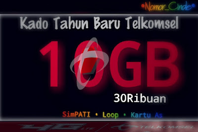 Paket 10GB 30 Ribuan Telkomsel | Simpati | Loop | Kartu As