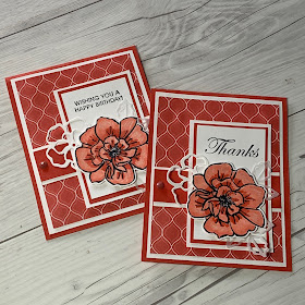 Card ideas using To A Wild Rose Stamp Set from Stampin' Up!