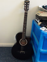 Here is a photo of my guitar that I bought in February just before we went into lockdown.