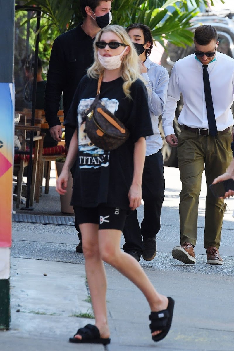 Elsa Hosk Out and About in New York 27 Jul-2020