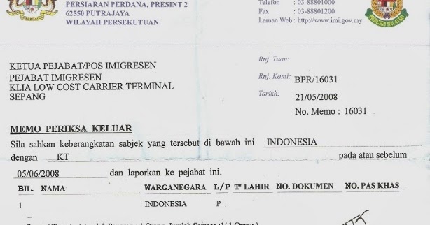 Proses Pembantu Rumah Tamat Kontrak - Isu Pembantu Rumah 