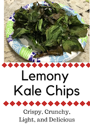 Lemon flavored kale chips http://www.glutenfreematters.com 