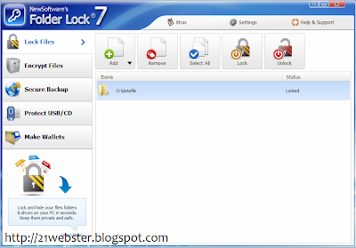  Folder Lock 7.2.2 Full Version Screenshot