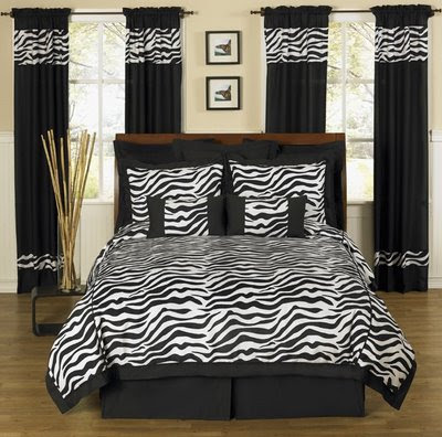 Home Decorating Ideas: Home Decor for Bed Room with Zebra Motif