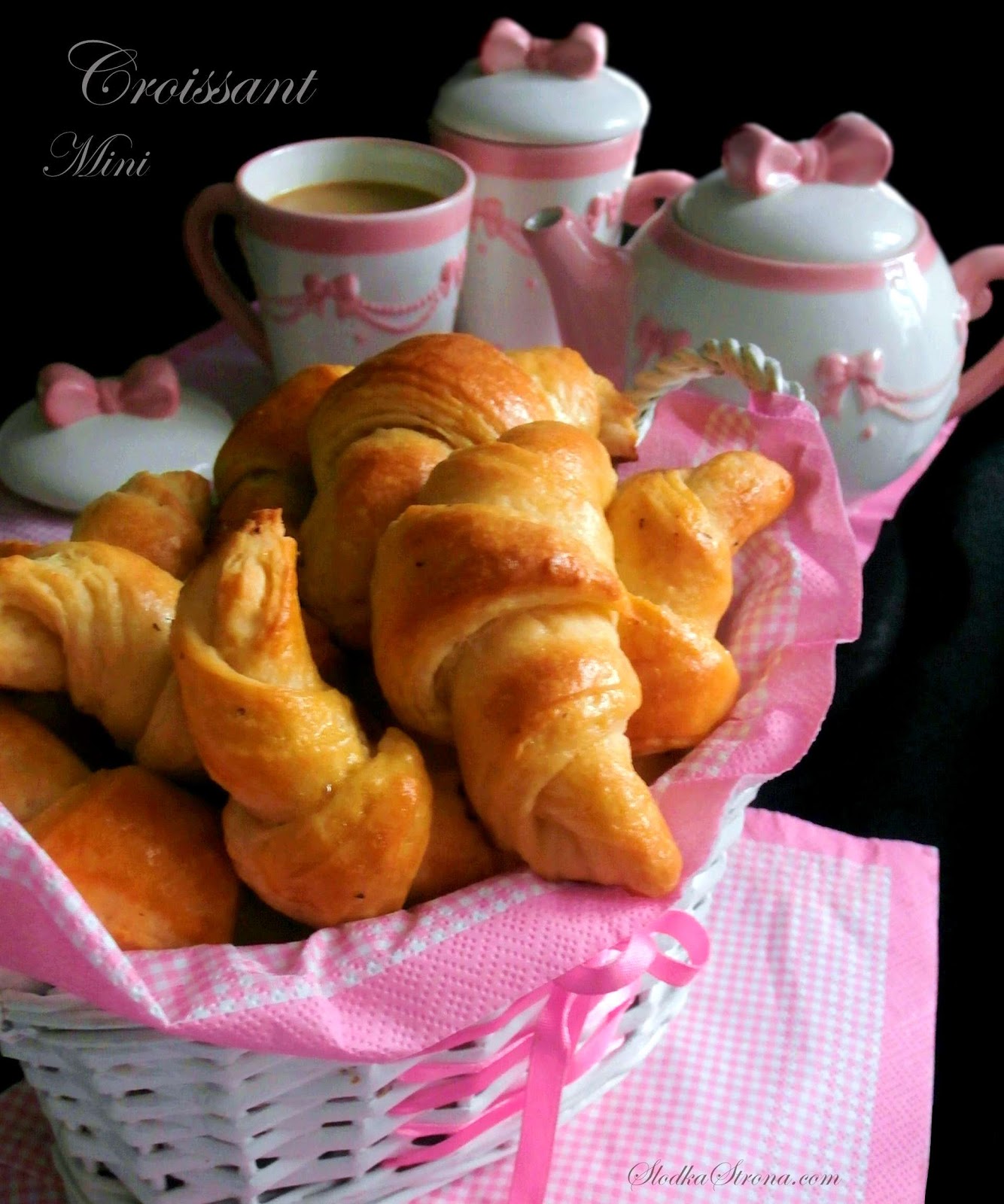 Mini Croissants - Przepis - Słodka Strona