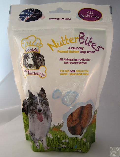 a bag of paws barkery nutterbites peanut butter dog treats