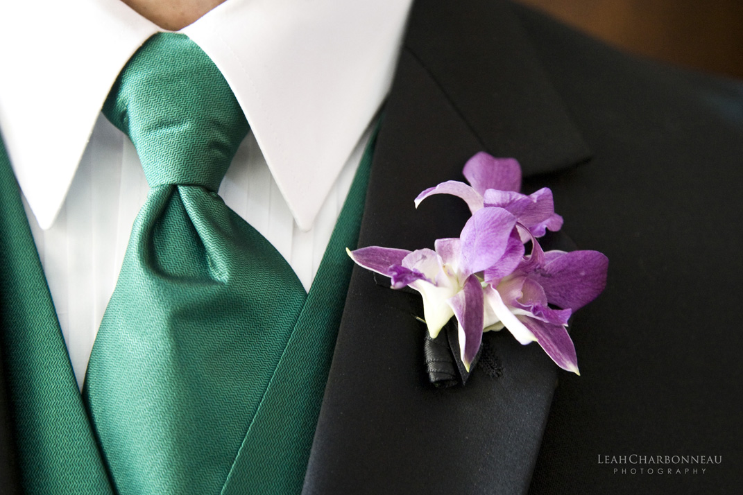 June 2010 Wedding'Purple Green' Color Scheme