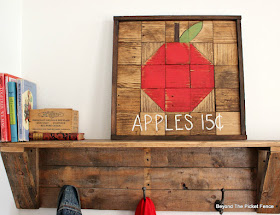 Fall apple sign