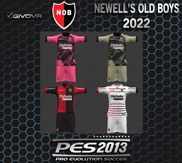 NEW Newells Old Boys 2022 Kits For PES 2013