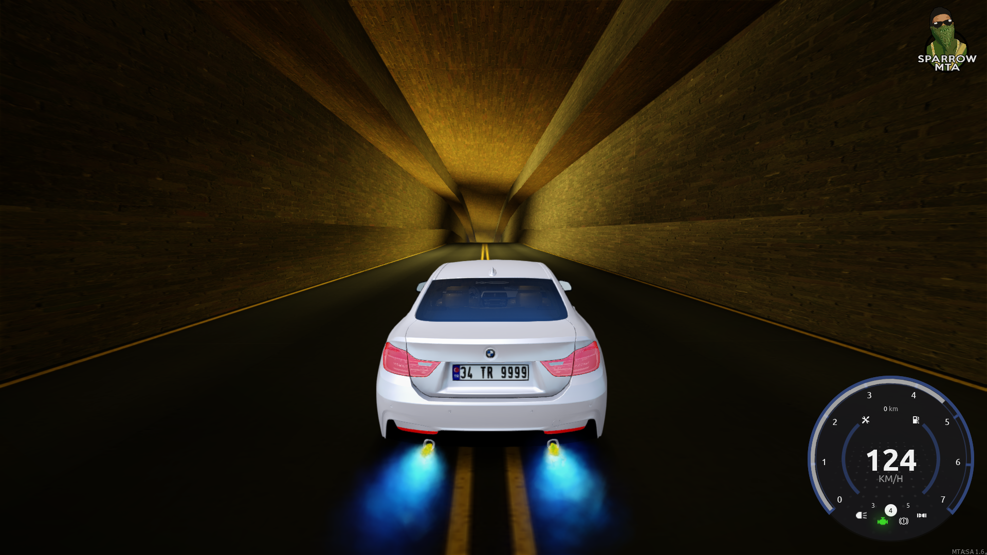 MTA:SA FiveM Speedometer Script