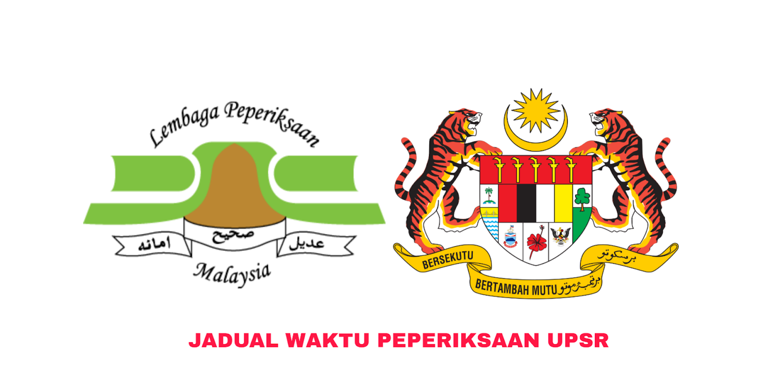 Jadual Waktu Peperiksaan UPSR 2020 Tahun 6 - SEMAKAN UPU