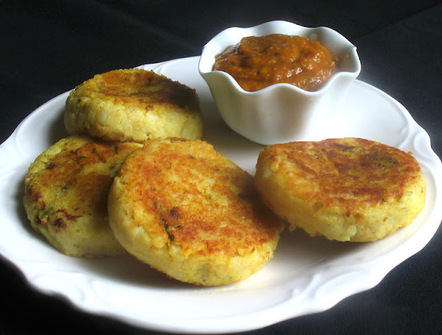 Spicy Stuffed Potato Patties