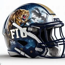 FIU Panthers Harry Potter Concept Football Helmet