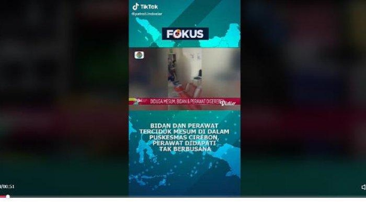 Video Viral TikTok, Bidan Dan Perawat Terciduk Mesum Di Dalam Puskesmas di Cirebon Jawa Barat
