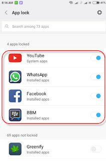 cara mengunci aplikasi android dengan app lock
