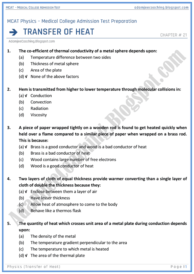 mcat-physics-transfer-of-heat-mcqs-for-medical-entry-test