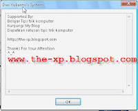 Trik Cara Hack System Information Windows XP