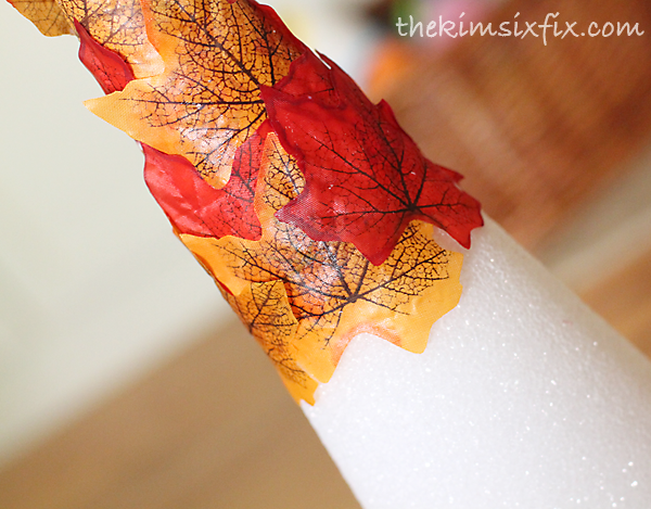 Fall leaf topiary