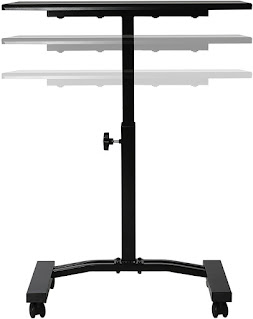 Adjustable Mobile Laptop Desk Cart