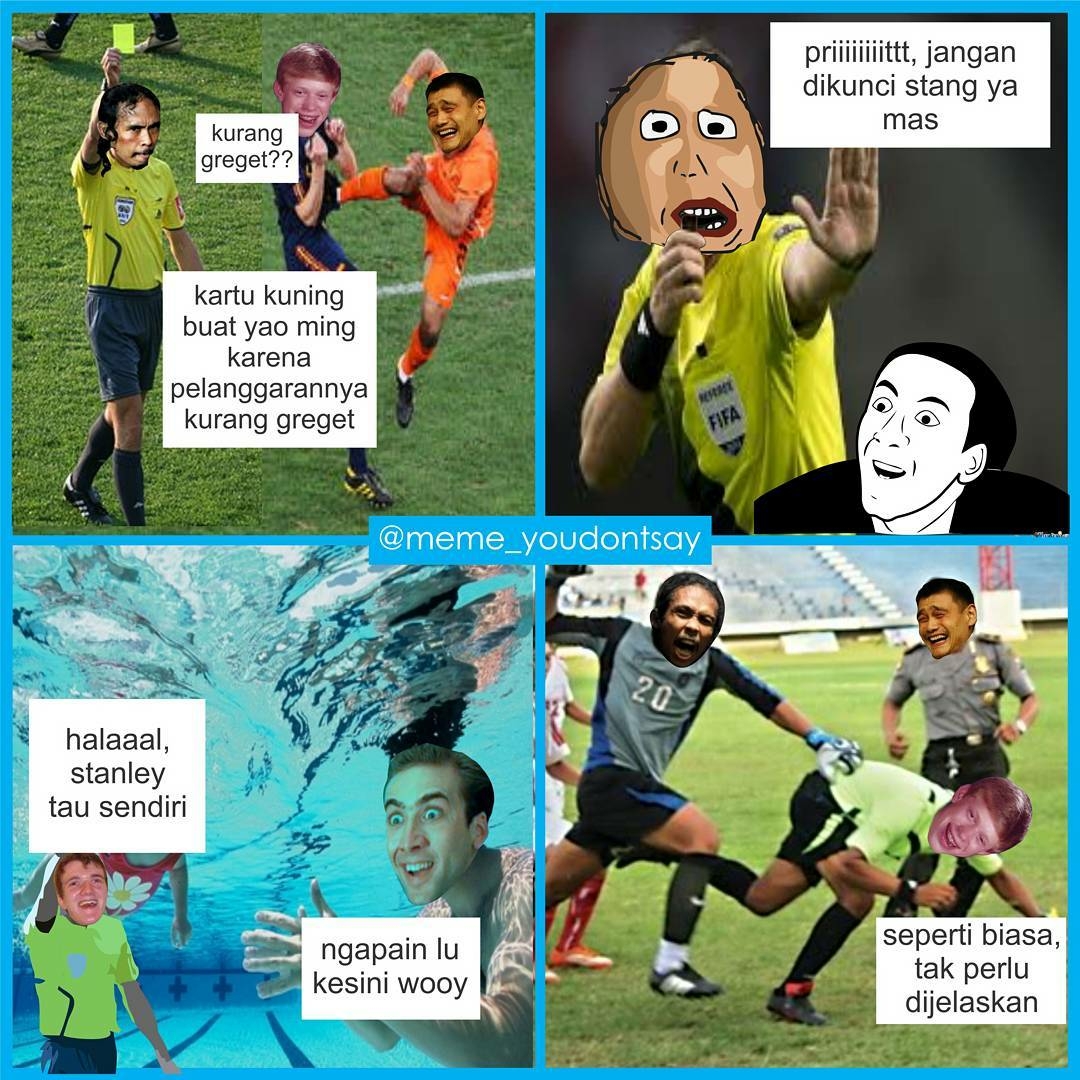 Kumpulan Meme Lucu Wasit Kumpulan Gambar Meme Lucu