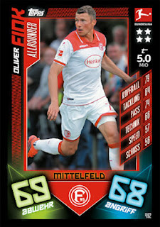 Match Attax Action Bundesliga 2019 2020 Fortuna Düsseldorf Set