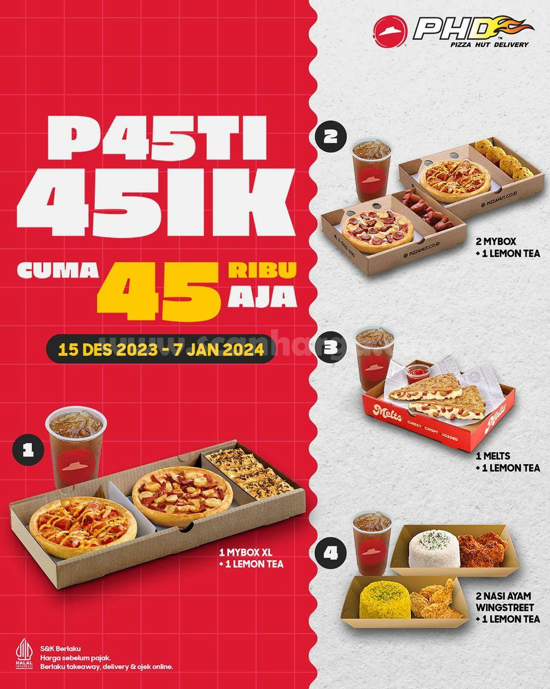 Promo PHD PASTI ASIK CUMA RP. 45 RIBU AJA