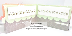 Nigezza Creates New Baby Mini Album Using Stampin' Up! Twinkle Twinkle & First Steps
