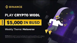 Binance News Weekly Theme Metaverse Crypto WODL Words Answers Today 28 November 2022