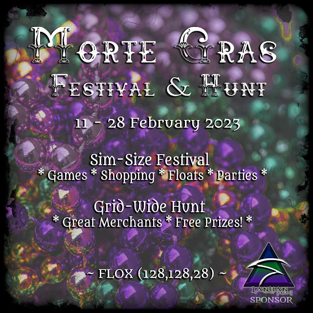 Morte Gras Festival & Hunt in Flox sim!