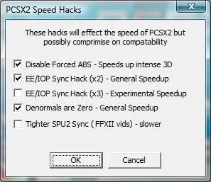 pcsx 2.0.99 speed hacks