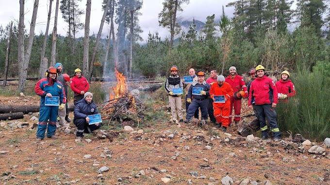 Finalizó el primer curso de uso seguro de motosierras y reducción de residuos forestales