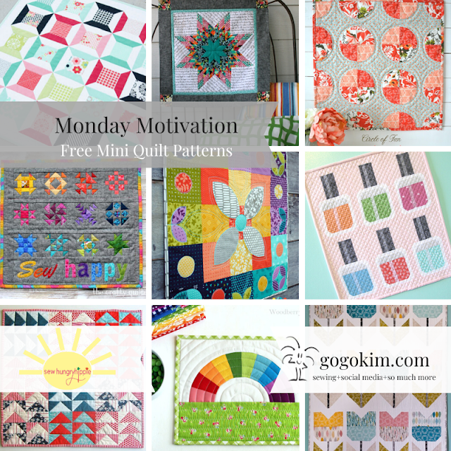 Monday Motivation {20 Free Mini Quilt Patterns}