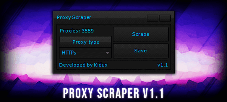 Kidux Proxy Scrapper v1.1
