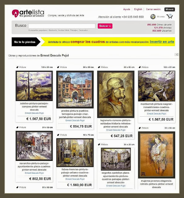 ARTELISTA-PINTURA-GALERIA-INTERNACIONAL-CUADROS-PINTOR-ERNEST DESCALS