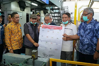 Kertas suara pemilu 2019 mulai dicetak di Surabaya