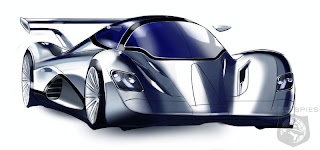 New  Modern Design RORMaxx Wind EV futuristic Concept Car