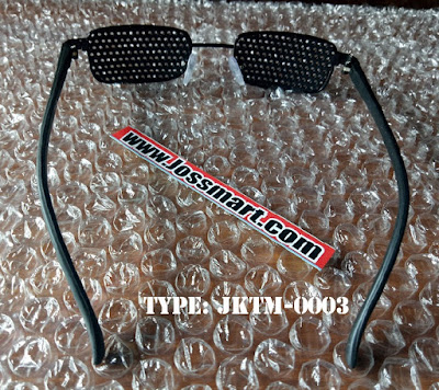 Kacamata Mata Terapi Modern Tembus Pandang  Type : JKMT-0003 Pinhole Glasses
