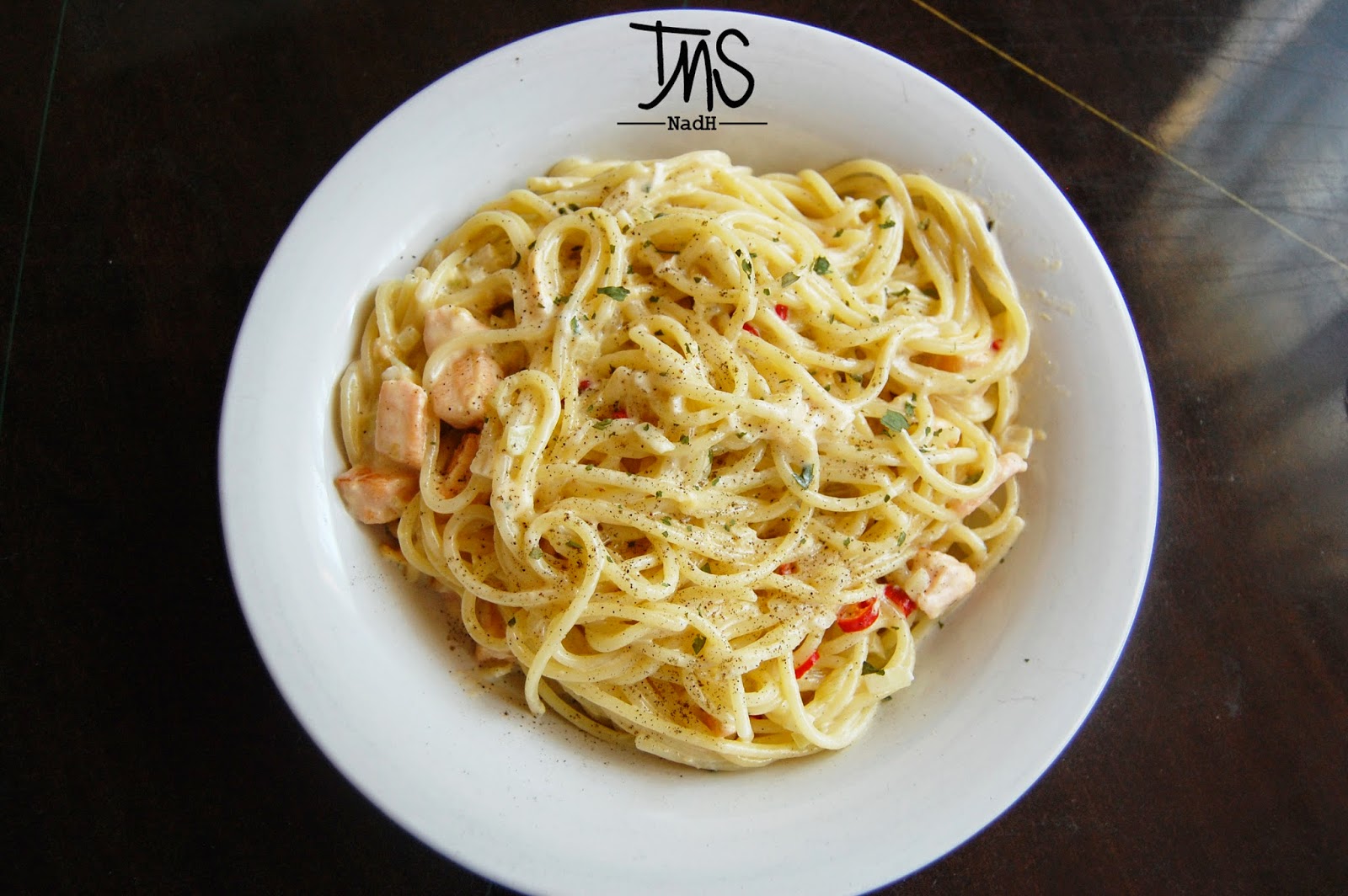 The Me Stories: Spaghetti Carbonara Salmone ala Vapiano