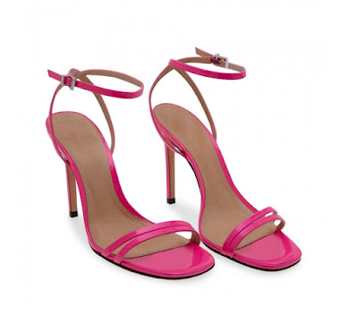 Schutz Altina Barely There Pink Stiletto Sandals