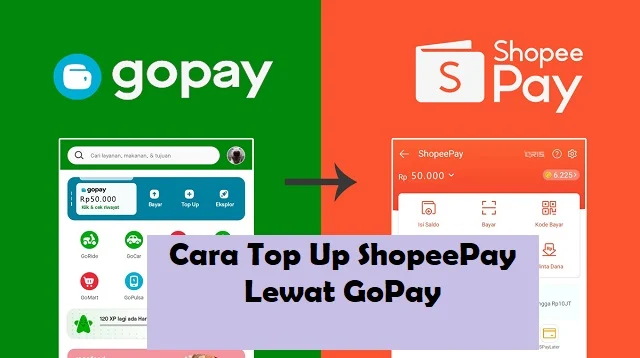 Cara Top Up ShopeePay Lewat GoPay