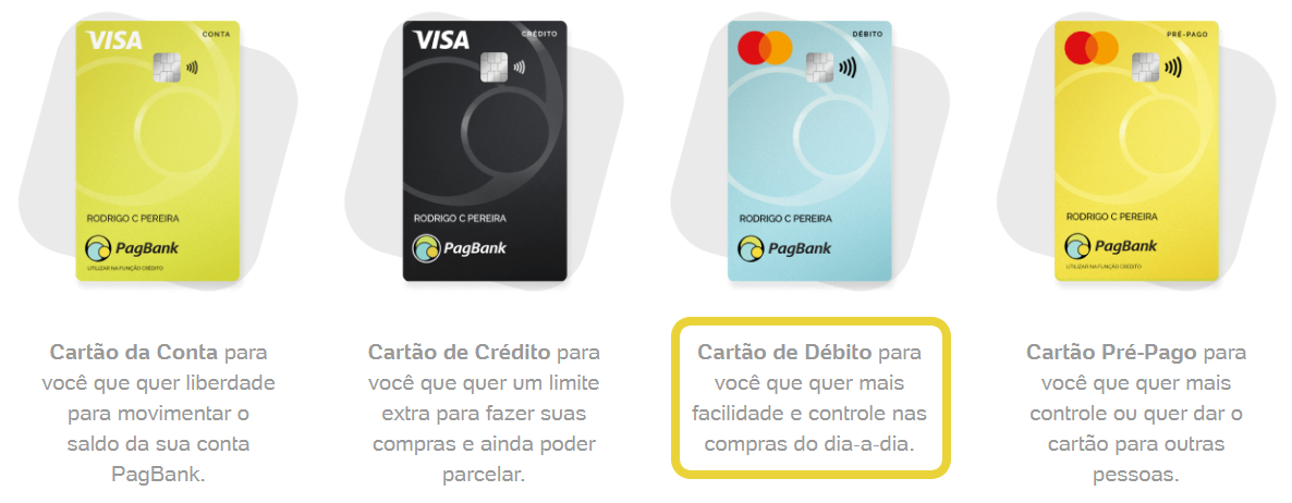 Nova opção de cartão PagBank. O que realmente muda na prática? Confira.