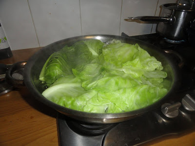 Stuffed cabbage rolls