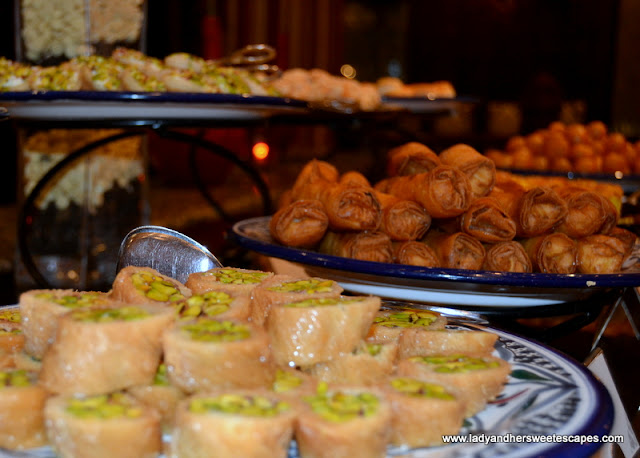 Arabic sweets at Dusit Thani