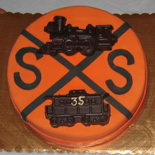 Railroad Cake for Scott's 35th